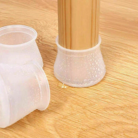 32PC Chair Leg Silicone Caps Pad Furniture Table Feet Cover Wood Floor Protector