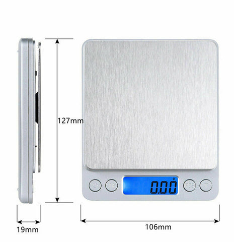 3KG/500G Kitchen Food Weight Postal Scales Digital LCD Electronic Balance