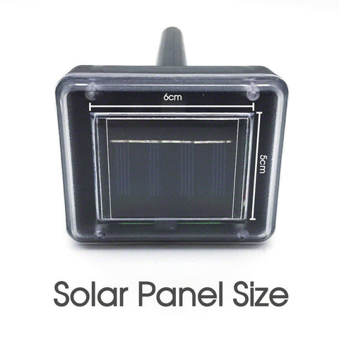 Snake Repeller Solar Powered Ultrasonic Mole Mice Pest Rodent Rat Repellent