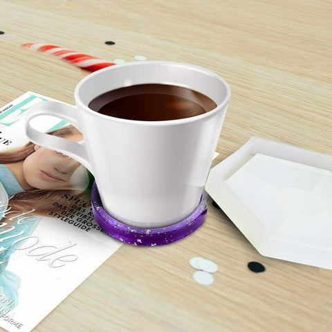 3X Multi Silicone Mold Coaster Making DIY Polymer Clay Resin Casting Craft Mould