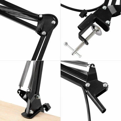 BM800 Condenser Microphone Kit Studio Suspension Boom Scissor Arm Sound Card