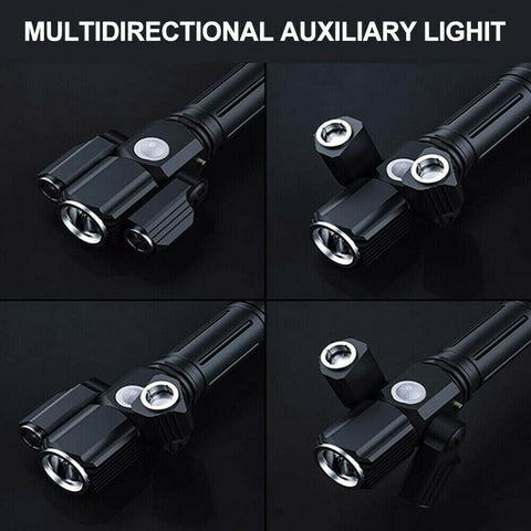 Bike Front & Rear LED Lights Set Mountain Bicycle USB Rechargeable Torch Lamp