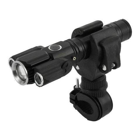 Bike Front & Rear LED Lights Set Mountain Bicycle USB Rechargeable Torch Lamp
