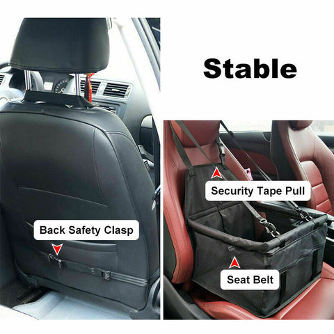 Puppy Booster Seat Cat Dog Pet Car Auto Carrier Travel Safety Protector Basket