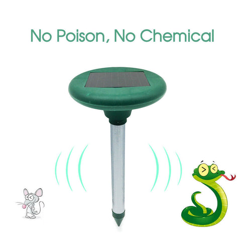 4 x Solar Snake Repeller & Pest Rodent Repellent