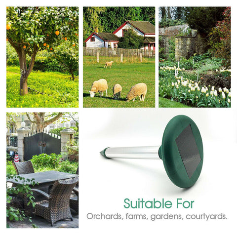 4 x Solar Snake Repeller & Pest Rodent Repellent