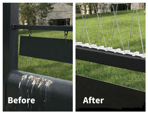 10x 50cm Anti Narrow Bird Spikes Pigeon Deterrent Repellent