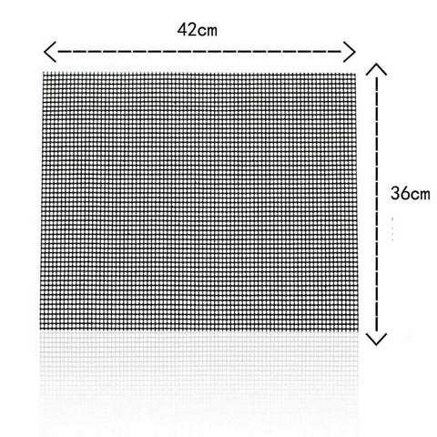 3x BBQ Grill Mesh Mat Non-Stick Barbecue Liner Sheet