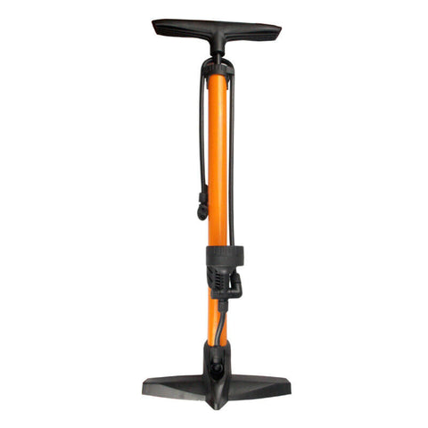 160 PSI High Pressure Bicycle Air Pump Bike Alloy Floor Dual Valve Gauge UP