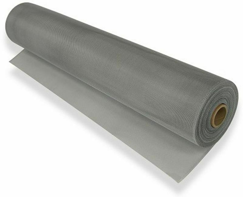 Roll Insect Flywire Window Fly Screen Net Mesh Flyscreen Black/ Grey 100FT / 30M