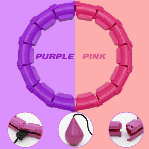 24 Knots Smart Hula Hoop Fitness Detachable Hoops Weight Hoola Hoops