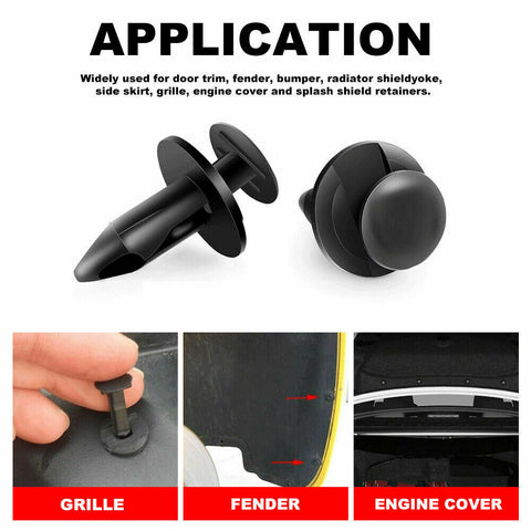 Car Plastic Clips Bumper Fender Trim Mixed Rivet Door Panel Fasteners 550Pcs Kit