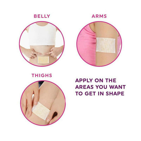SLIMMING PATCHES BODY SLIM BURN FAT BELLY DETOX WEIGHT LOSS DIET PADS