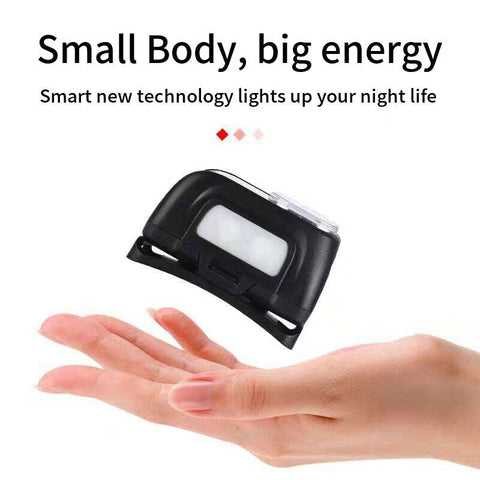 Headlamp 5 Modes Head Light COB LED Headlight Torch Outdoor Flashlight USB