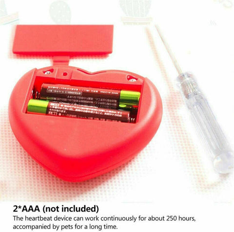 Anxiety Behavioral Aid Puppy Cat Toy Heartbeat Soft Plush Sleeping Buddy Pet Dog