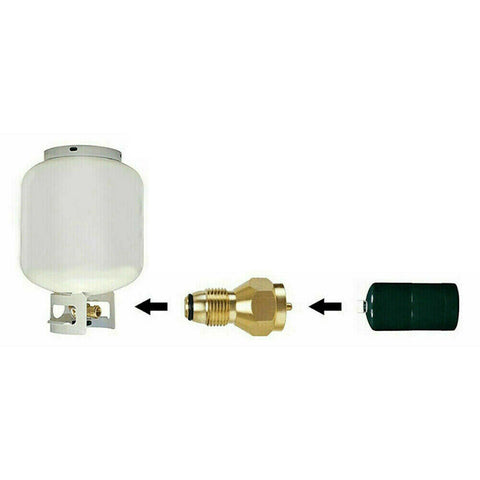 BBQ Propane Gas Refill Adapter 1Lb Cylinder Tank Coupler Heater Bottle Tool