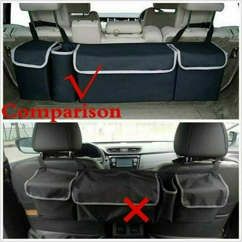Car Boot Organiser Large Storage Bag Pocket Back Seat Hanger Travel Hanging