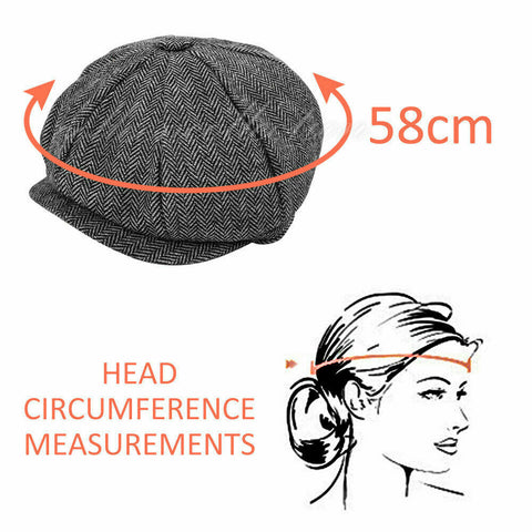 Mens 8 Panels Newsboy Flat Cap Peaky Blinders Baker Boy Golf Driving Beret Hat