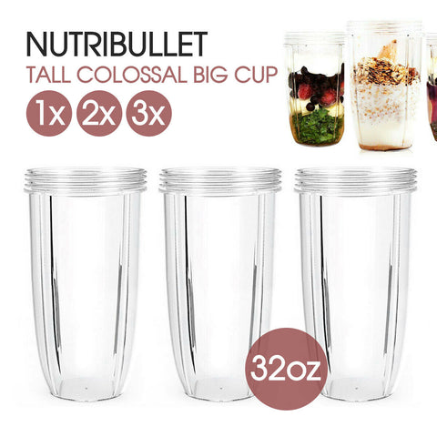 32oz COLOSSAL CUP LARGE TALL for NUTRIBULLET Nutri Bullet 600 900w Blender Model