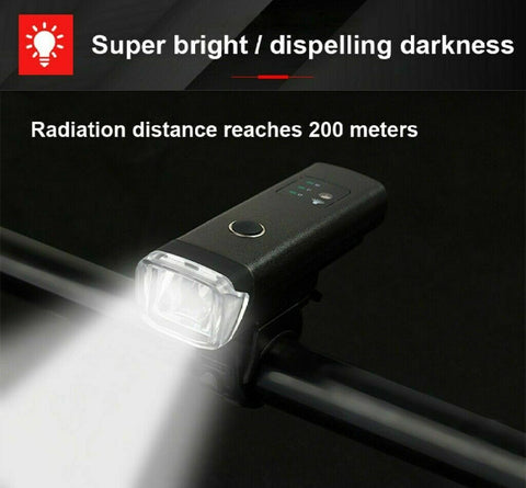 Bicycle Light USB Rechargeable LED Bike Front Rear Light Set For Cycling Bike