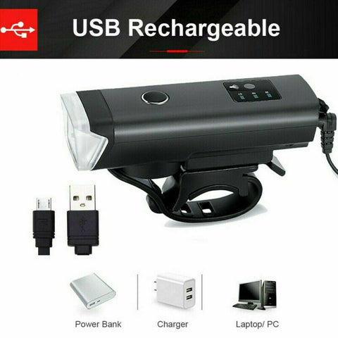 Bicycle Light USB Rechargeable LED Bike Front Rear Light Set For Cycling Bike