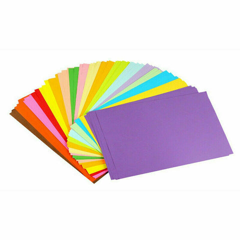 50 Sheets 70gsm A4 Coloured Paper DIY Craft Paper Making Cardstock Premium