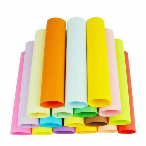 50 Sheets 70gsm A4 Coloured Paper DIY Craft Paper Making Cardstock Premium