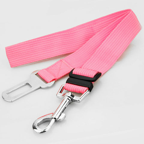 Adjustable Pet Dog Safety Car Vehicle Seat Belt Harness Lead Pet Seatbelt Nylon