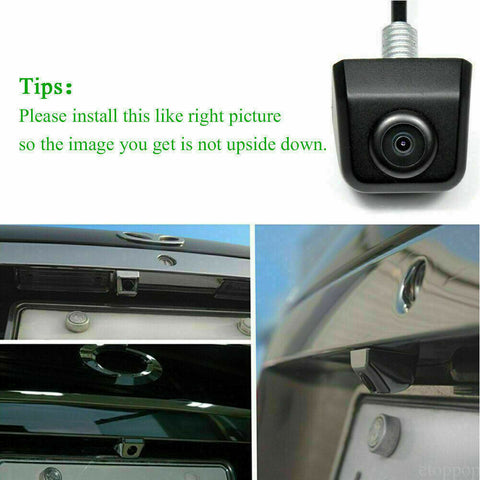 HD Waterproof 170° Car Reverse Backup Night Vision Camera Rear View Parking Cam