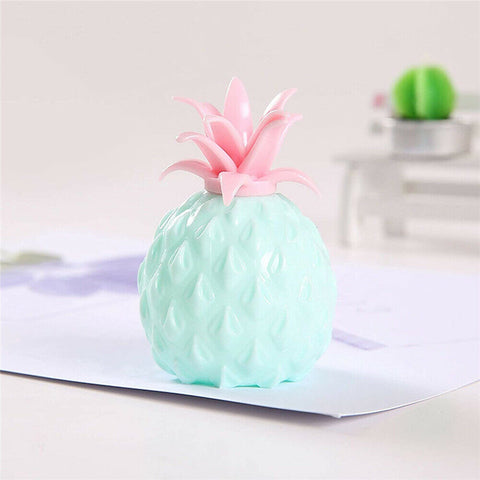 3D Soft Pineapple Anxiety Stress Relief Ball Fidget Sensory Squishy Toy Gift