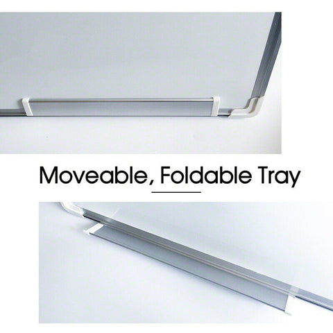 Magnetic Office Board Portable Whiteboard 90X60CM Marker Eraser & Magnet Buttons