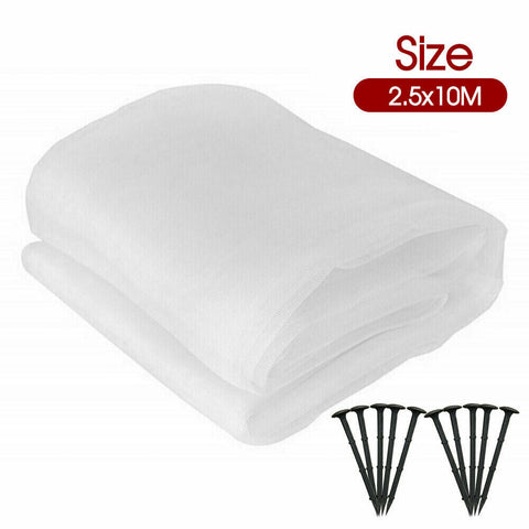 Garden Netting Crop Plant Protect Mesh 6/10M Bird Net Insect Less Than 5mm x 5mm