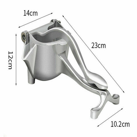 Manual Juicer Aluminium Alloy Hand Juice Press Squeezer Fruit Juicer Extractor