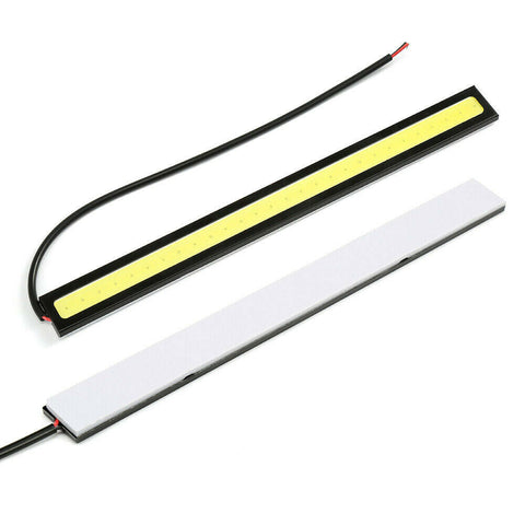 10X 12V Weather Re White DRL LED Strip Lights Bars Camping Caravan Boat Car COB