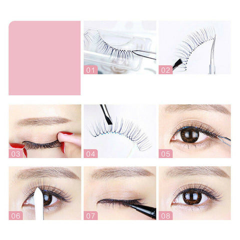 3D 5 Pairs Mink Natural Thick False Fake Eyelashes Eye Lashes Makeup Extension