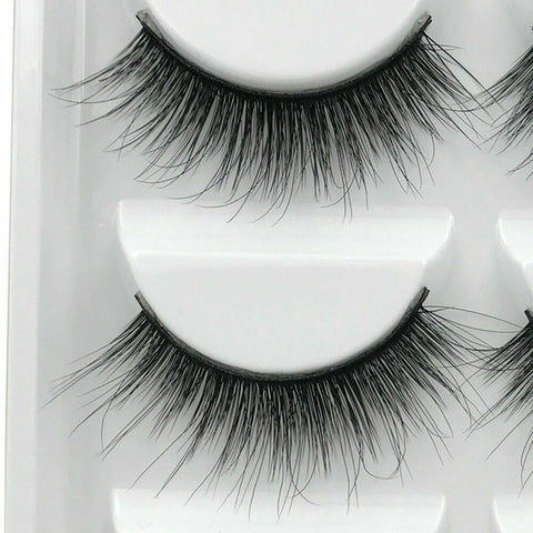3D 5 Pairs Mink Natural Thick False Fake Eyelashes Eye Lashes Makeup Extension
