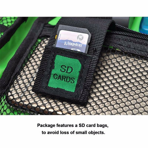 Electronic Accessories Storage Organizer Bag Case USB Cable Drive Card Travel