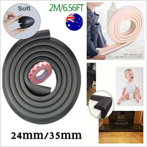 2M Desk Edge Soft Protectors Table Corner Cushion Baby Child Safety Foam Guard