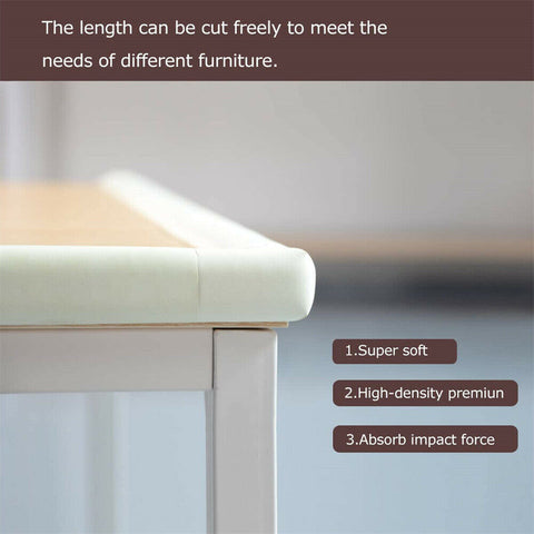 2M Desk Edge Soft Protectors Table Corner Cushion Baby Child Safety Foam Guard