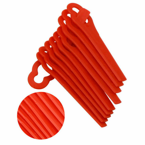 50 Pcs Blades for KULLER BOSCH OZITO Garden Yard Plastic For Grass Trimmer