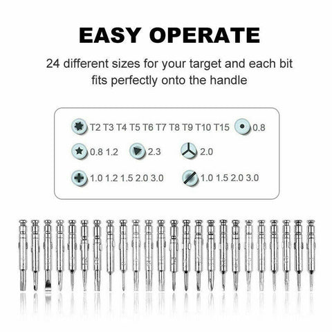 Mini 25 in 1 Screwdriver Kit Small Repair Precision Screwdriver Tool Kit Set Fix