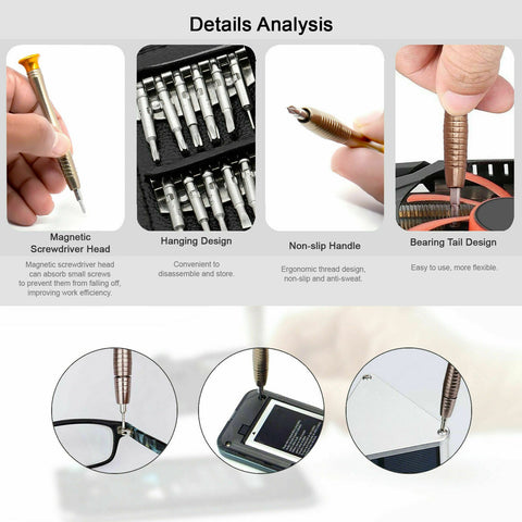 Mini 25 in 1 Screwdriver Kit Small Repair Precision Screwdriver Tool Kit Set Fix