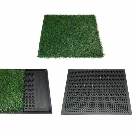 Indoor Dog Pet Potty Zoom Park Training Portable Mat Toilet Large Loo 64x51CM