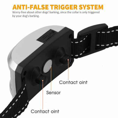 2019 Anti Bark Dog Training Collar Stop Barking Rechargeable Auto Collars OZ
