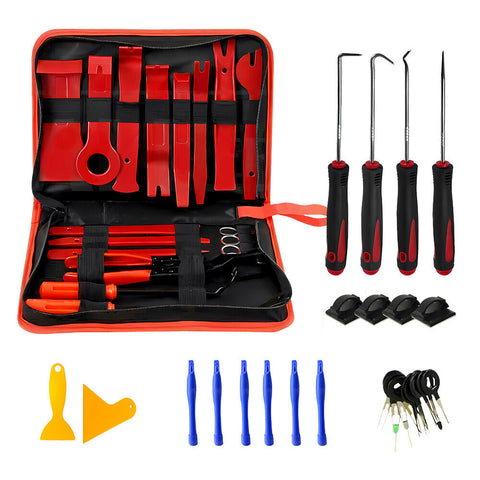 Car Trim Removal Tool Auto Hand Tools Pry Bar Dash Panel Kit Door Interior 64PCS