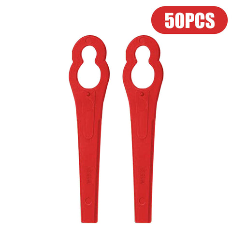50/100 Pcs Blades for KULLER BOSCH OZITO Garden Yard Plastic For Grass Trimmer