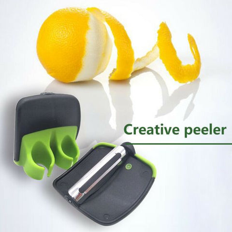Fruit Peeler Double Finger Cutter