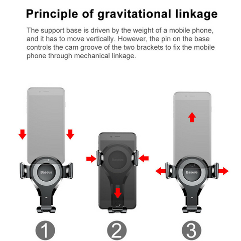 Baseus Universal Dashboard Windshield Suction 360° Car Mount Phone Holder GPS AU
