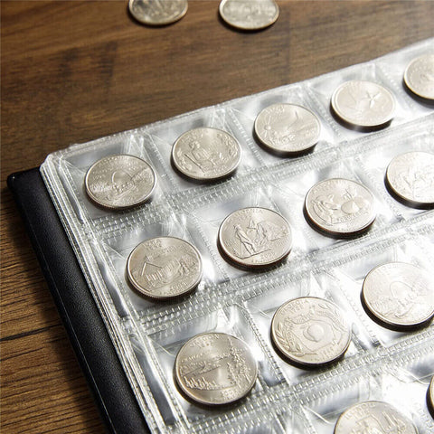 240 Slots Coin Holder Collection Storage Money Penny Pockets Album Book Folder