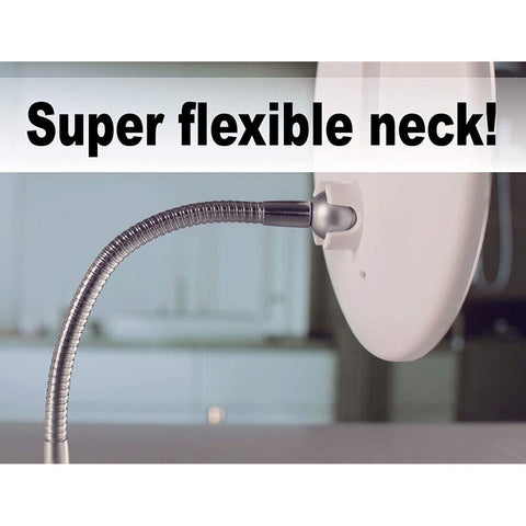 Magnifying Makeup Mirror With LED Light Cosmetic 360° Rotation Flexible AU